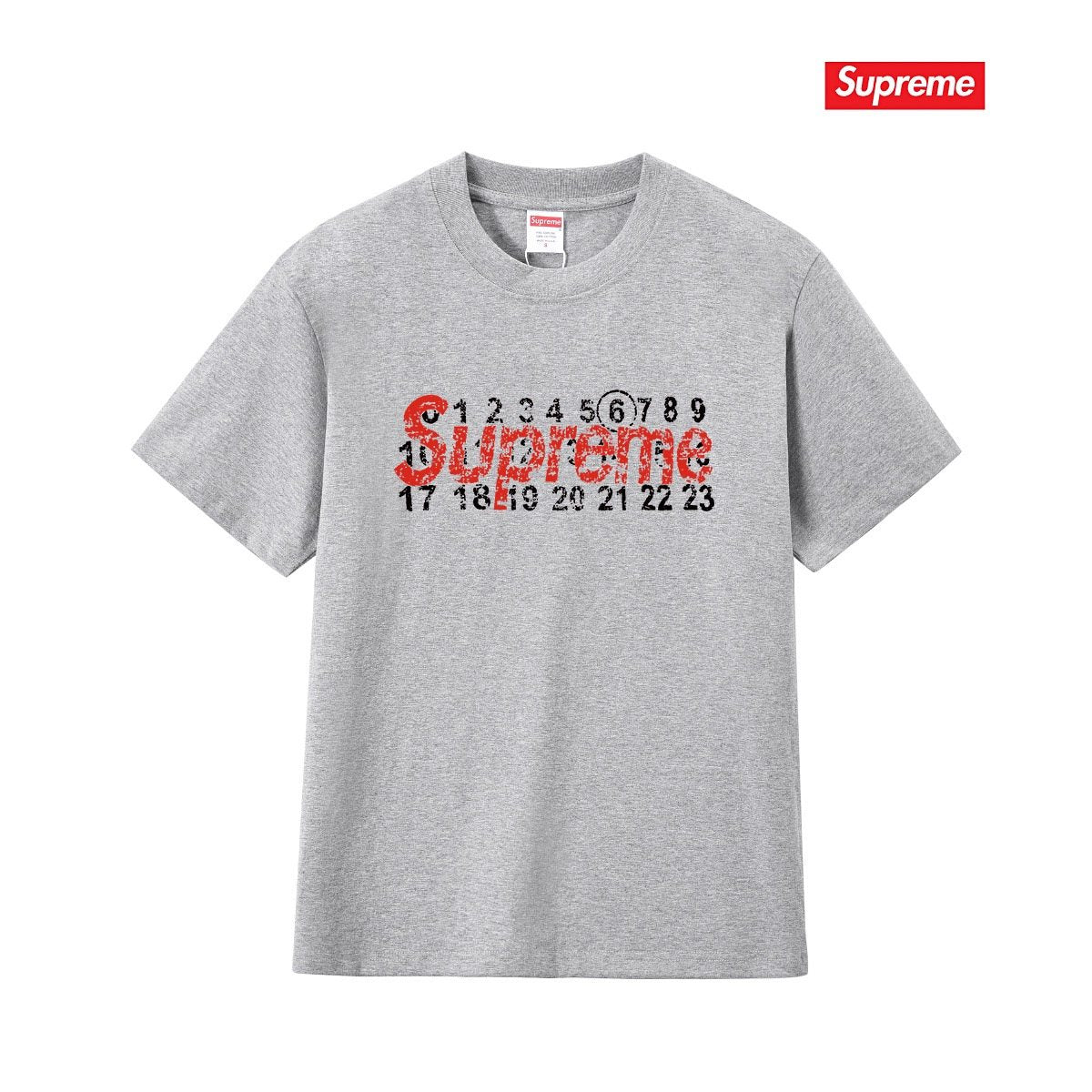 Supreme Number Graphic Short-Sleeve T-Shirt — front