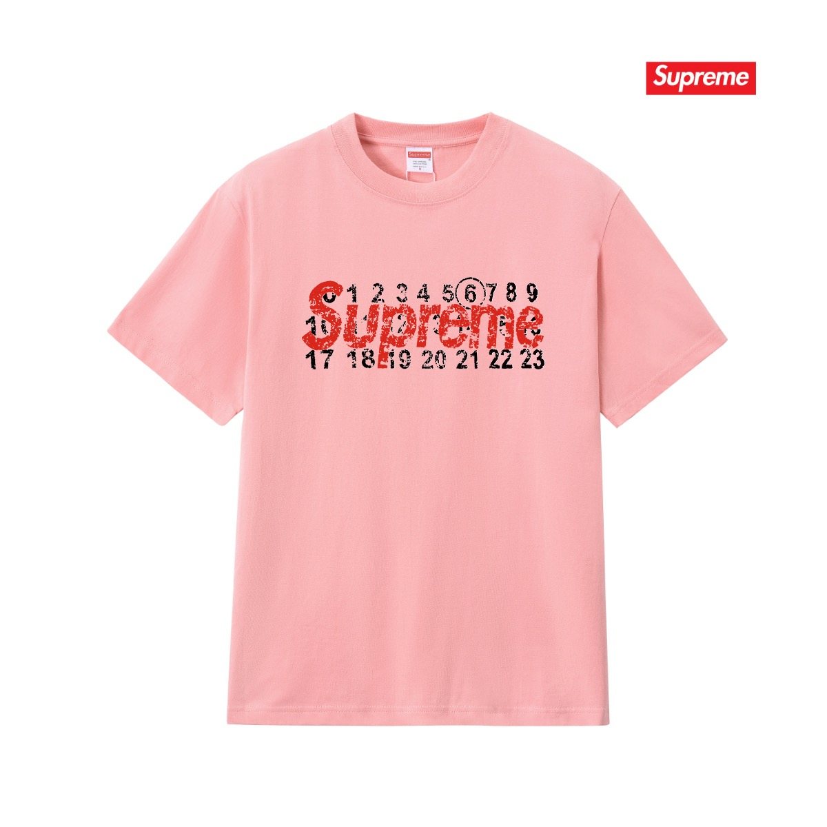 Supreme Number Graphic Short-Sleeve T-Shirt — front