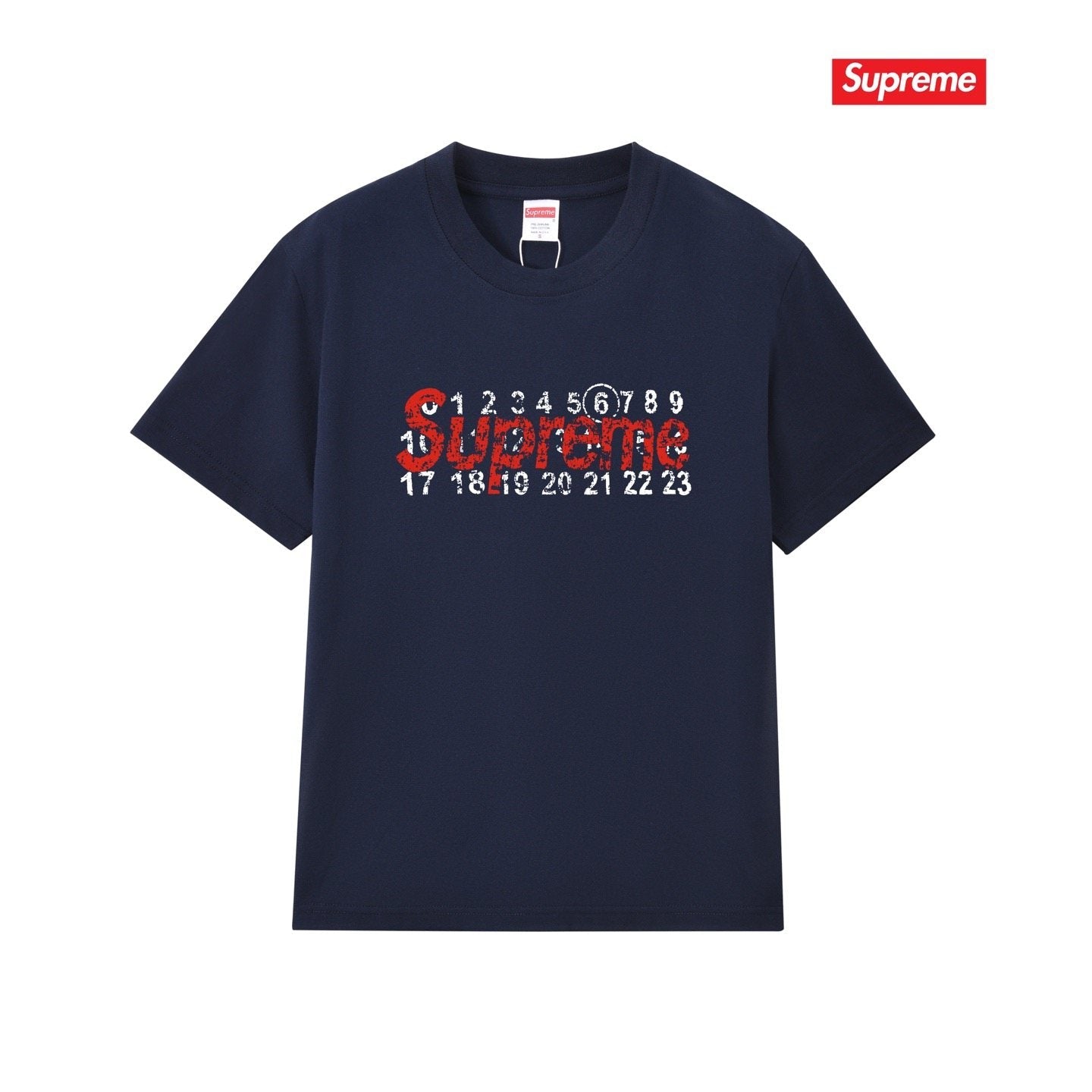 Supreme Number Graphic Short-Sleeve T-Shirt — front