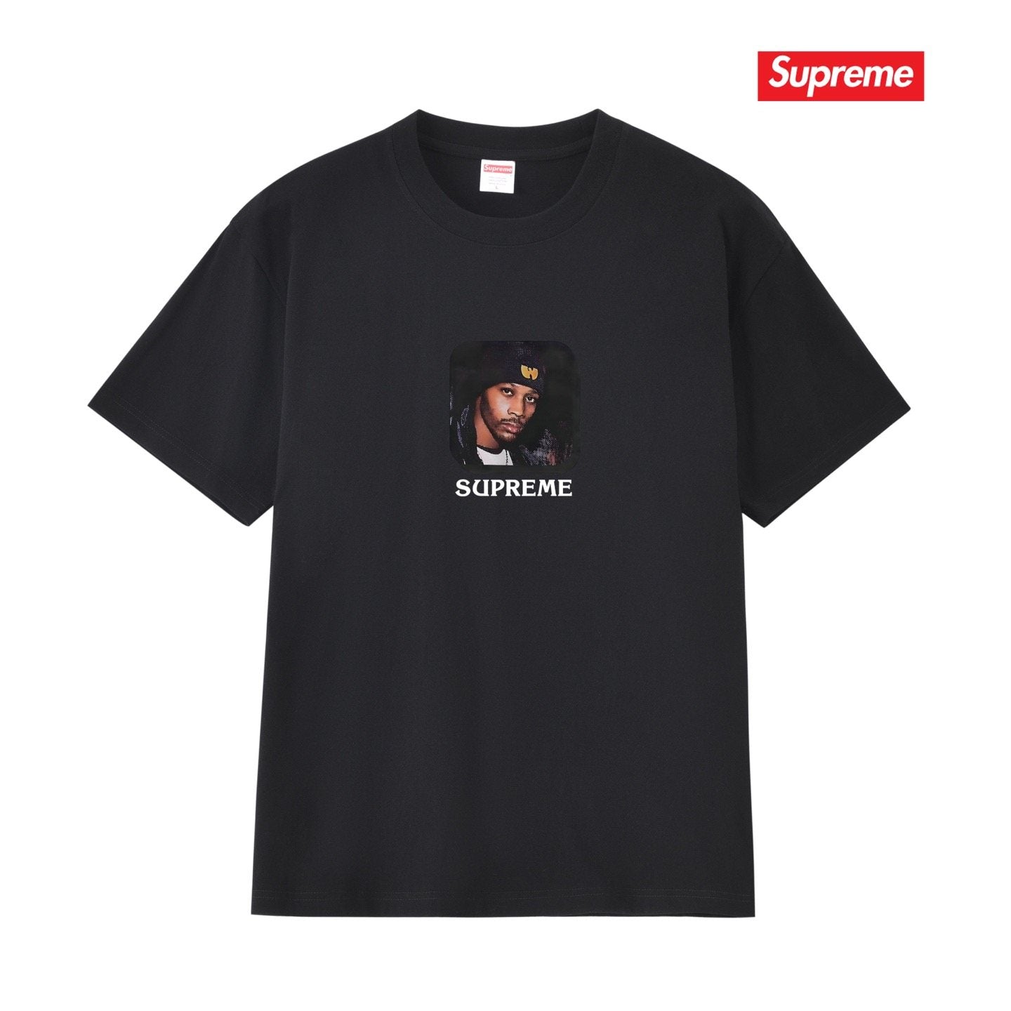 Supreme Protect Ya Neck RZA Portrait Graphic T-Shirt — front