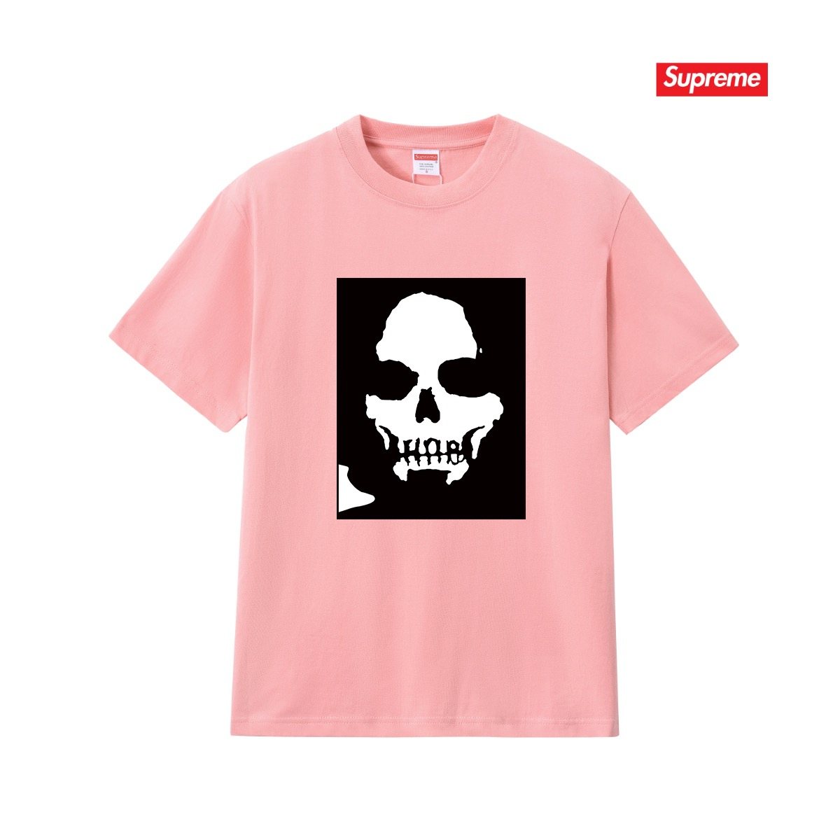 Supreme Skull Graphic Short-Sleeve T-Shirt — front