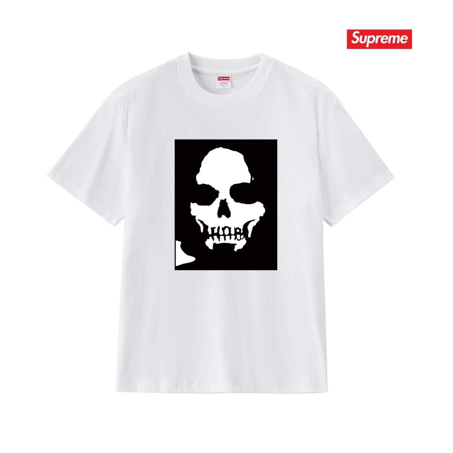 Supreme Skull Graphic Short-Sleeve T-Shirt — front
