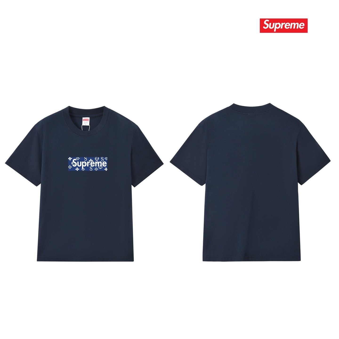 Supreme Blue Box Graphic T-Shirt — back