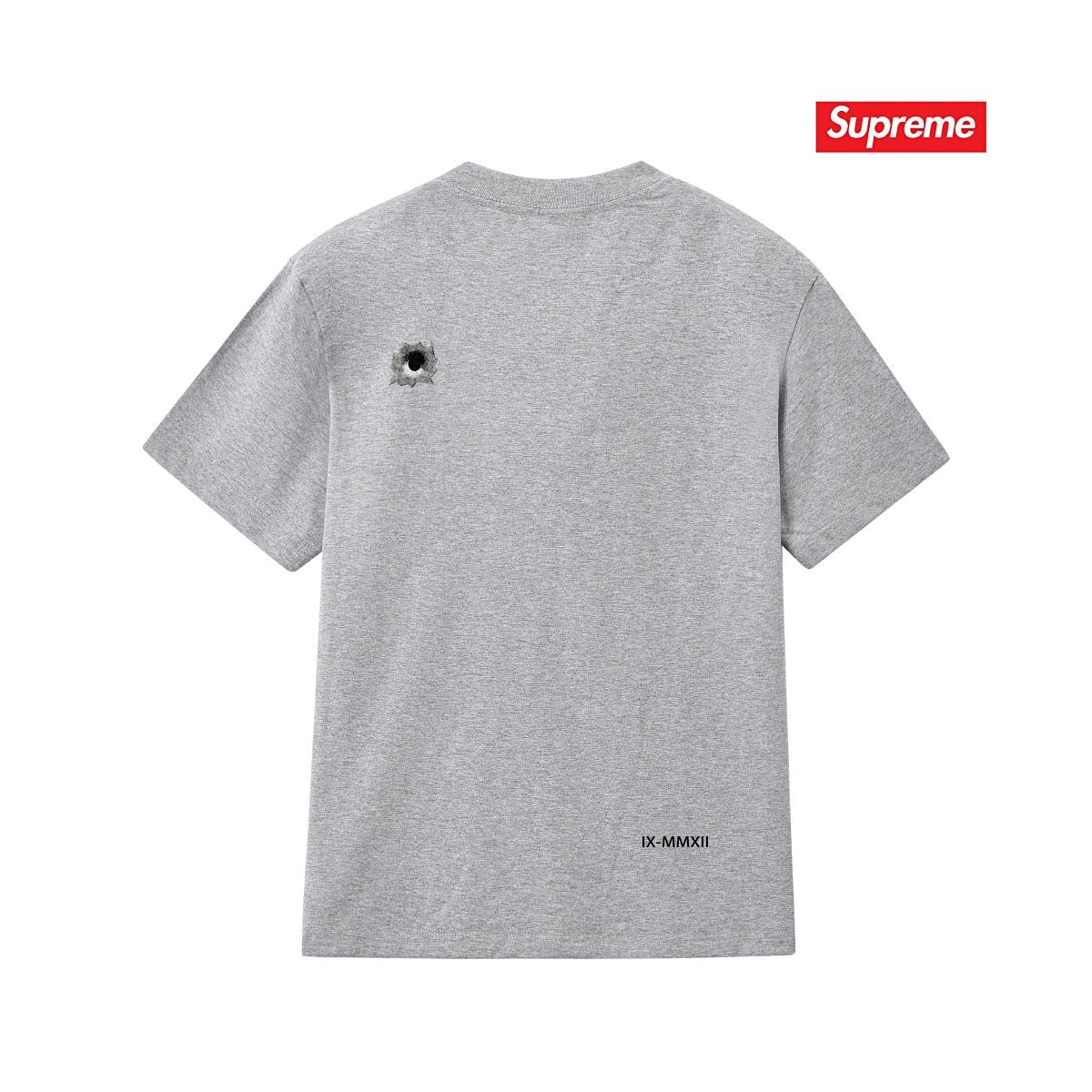 Supreme Bullet Hole Graphic T-Shirt — back