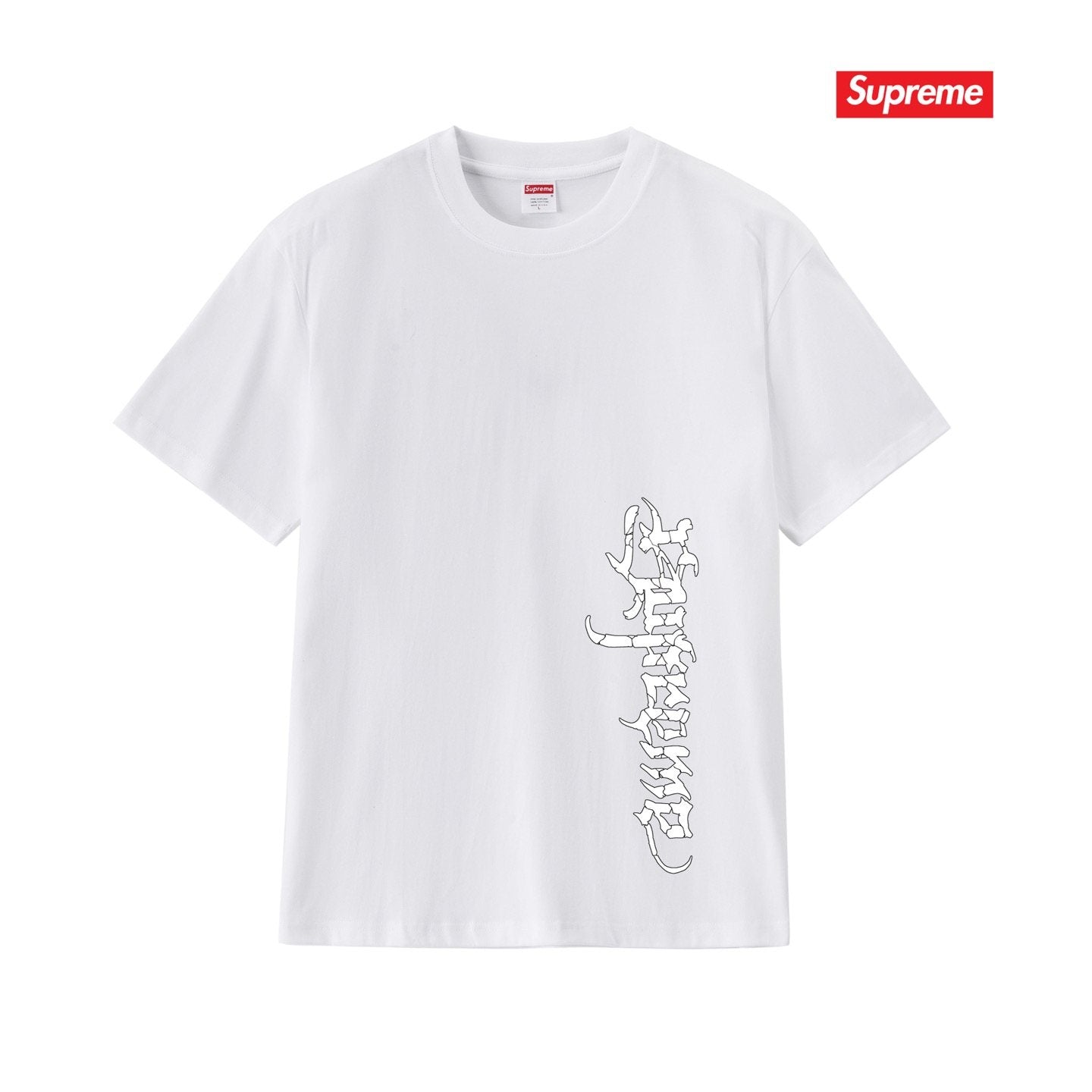 Supreme Front & Back Graphic T-Shirt — front