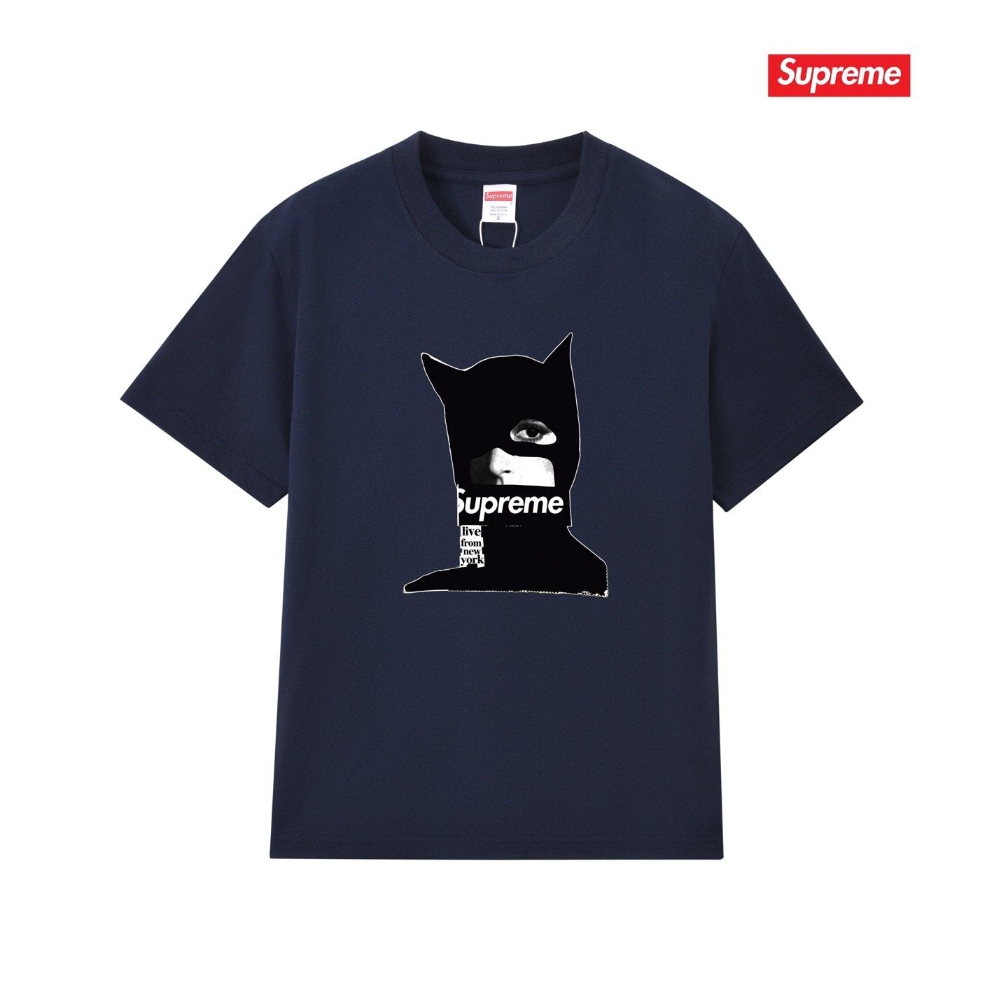Supreme Cat Graphic Short-Sleeve T-Shirt — front