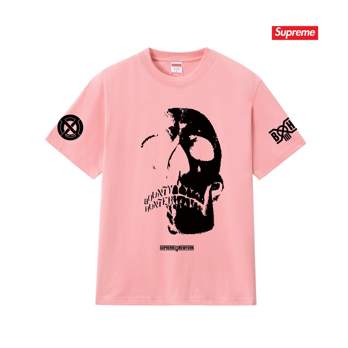 Supreme Skull Graphic Short-Sleeve T-Shirt — front