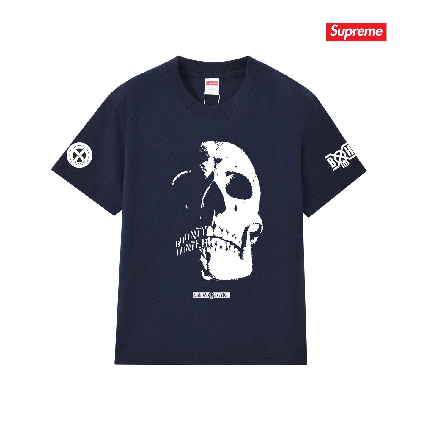 Supreme Skull Graphic Short-Sleeve T-Shirt — front
