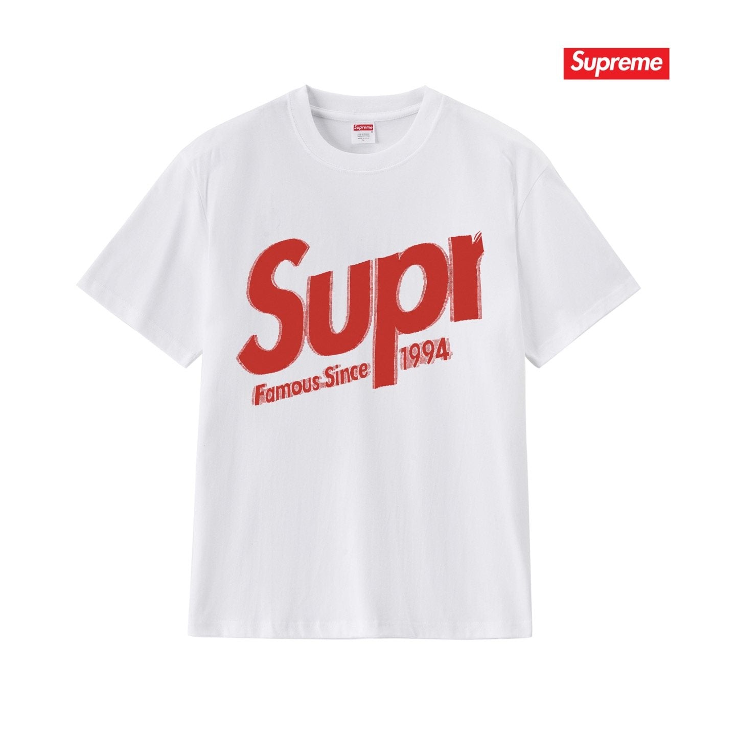 Supreme Front Graphic Short-Sleeve T-Shirt — front