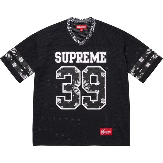 Supreme 39 Bandana-Trim Mesh Jersey T-Shirt — hero