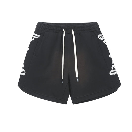 Godspeed Gothic Graphic Sweat Shorts — hero