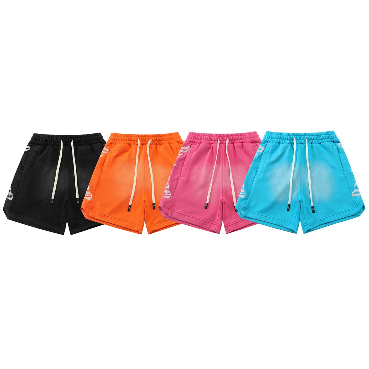 Godspeed Embroidered Drawstring Shorts — comparison