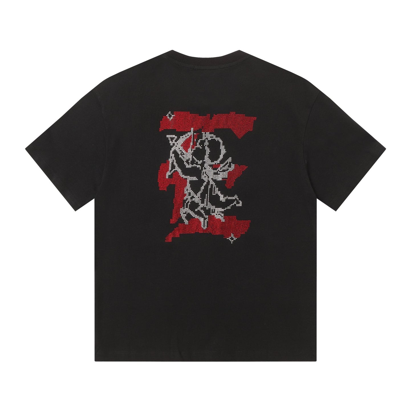 MIXED EMOTION Heart Graphic Short-Sleeve T-Shirt — back