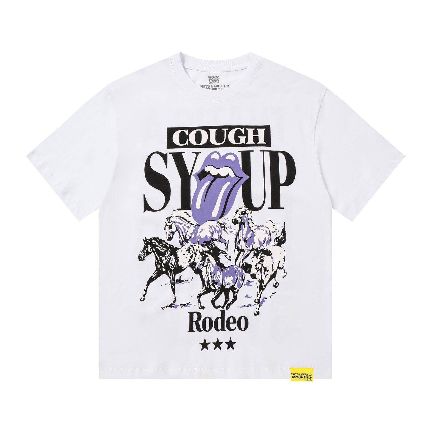 THAT'S A AWFUL LOT OF COUGH SYRUP Front & Back Graphic T-Shirt — front