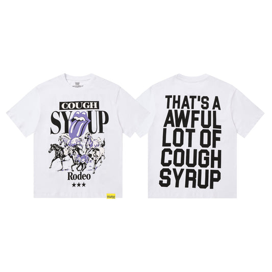 THAT'S A AWFUL LOT OF COUGH SYRUP Front & Back Graphic T-Shirt — hero