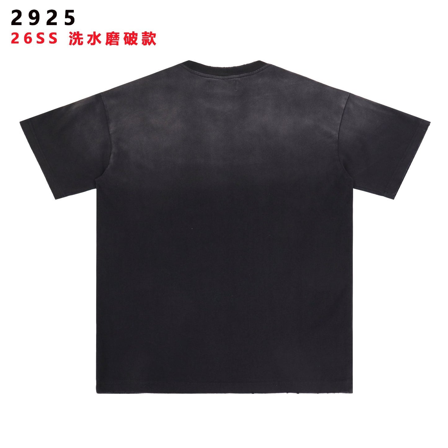 Valley Dreams Rottweiler Graphic Washed Black T-Shirt — back