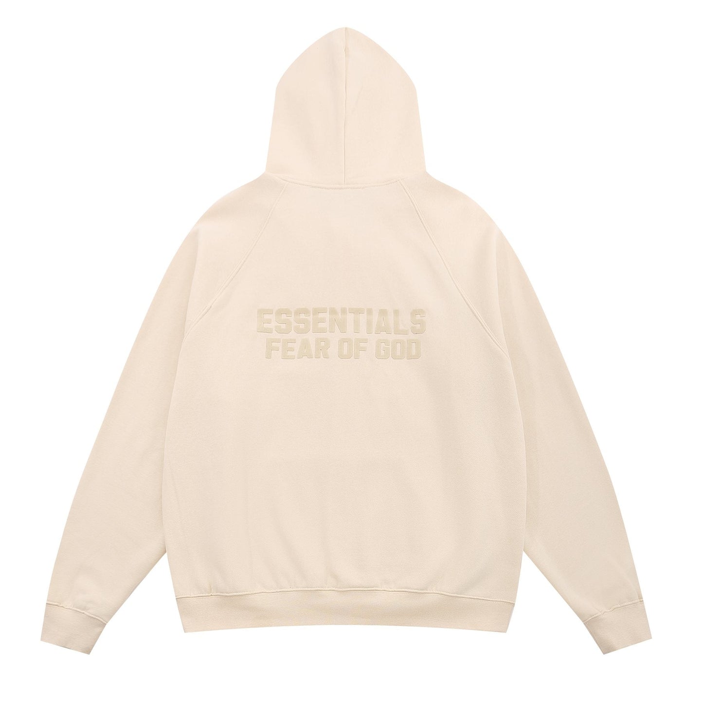 Essentials Fear of God Zip Hoodie — back