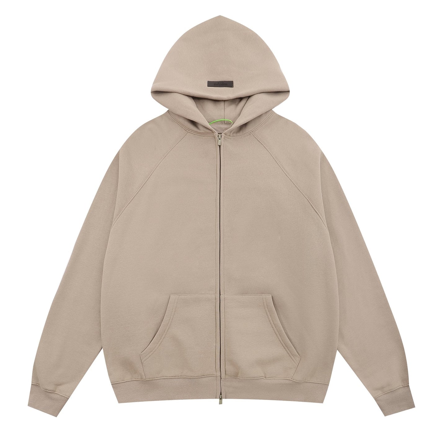 Essentials Fear of God Zip Hoodie — front