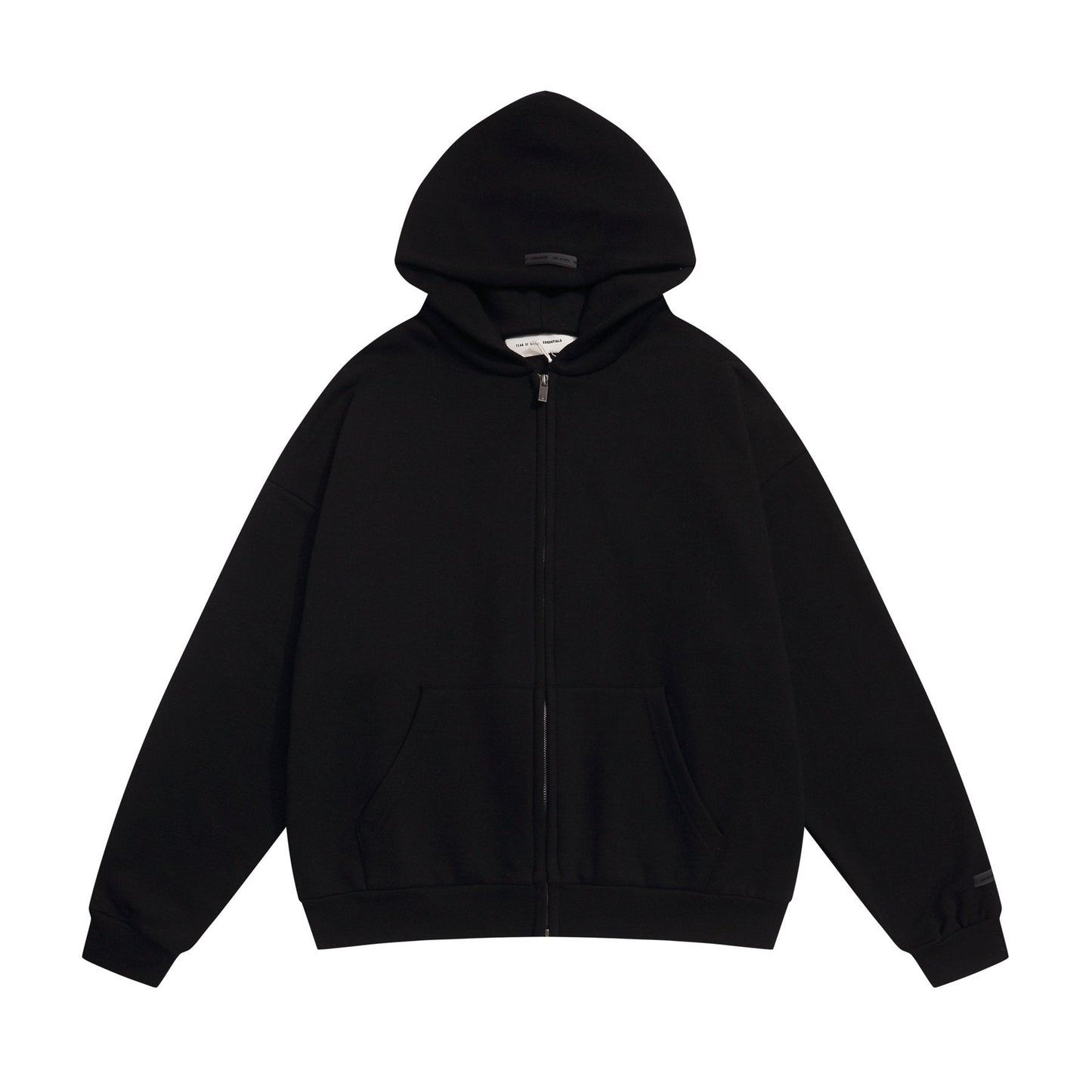 Fear of God Essentials Full-Zip Graphic Hoodie — front