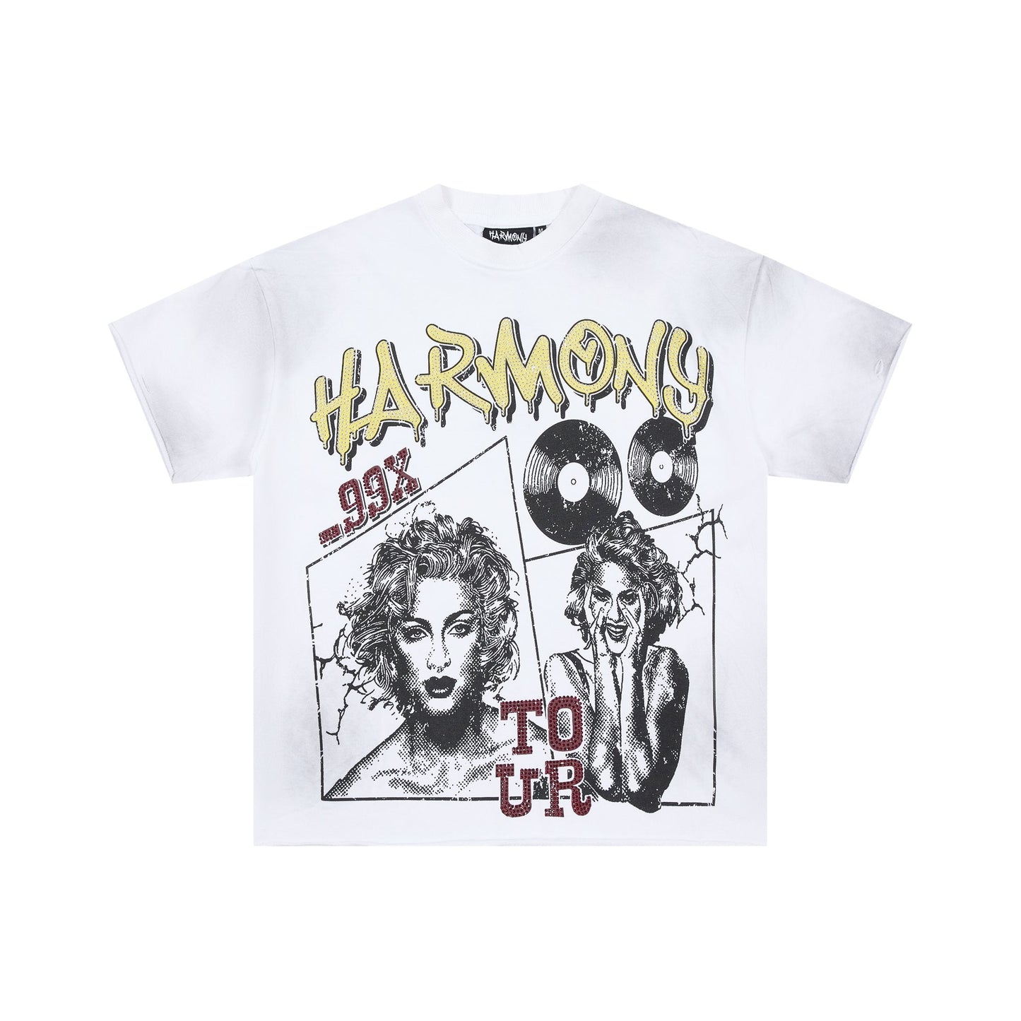 HARMONY Tour Graphic Raw-Edge T-Shirt — hero