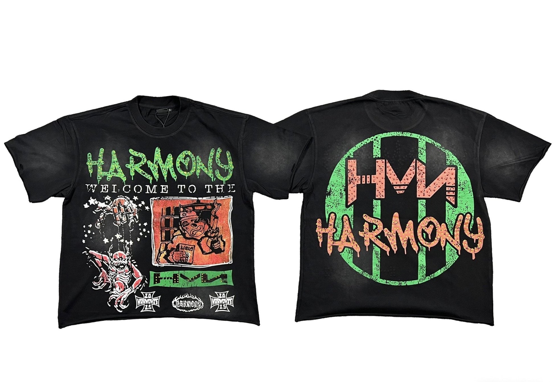 HARMONY New Age Rhinestone Graphic T-Shirt — hero