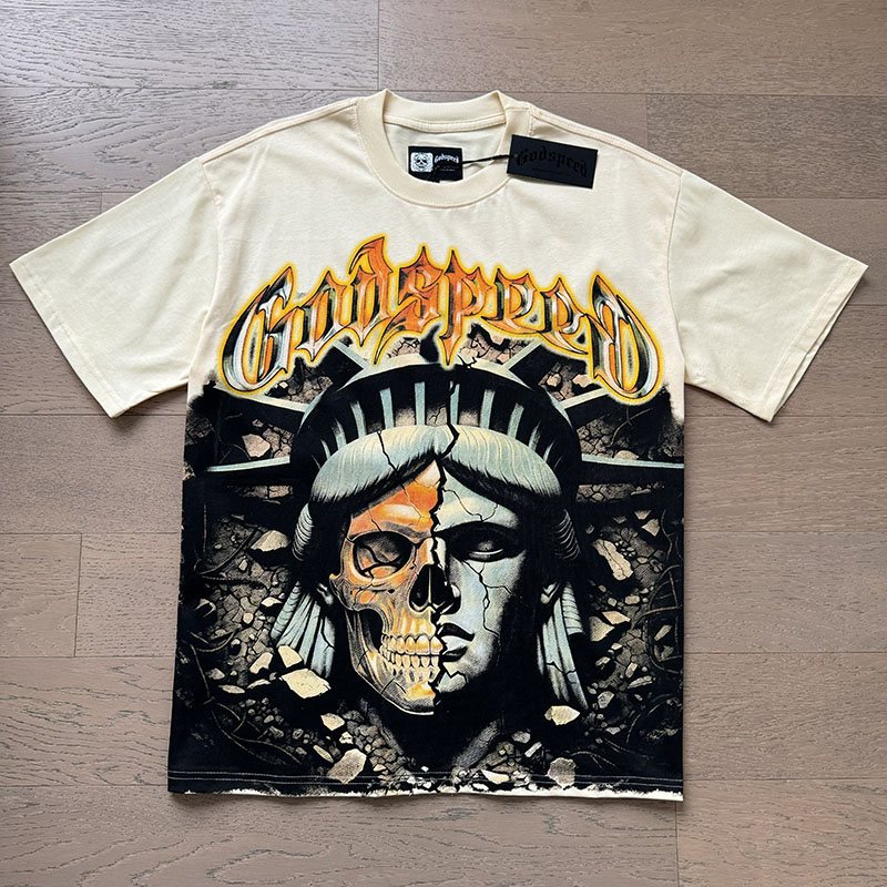 Godspeed Out of Many One Graphic T-Shirt — front