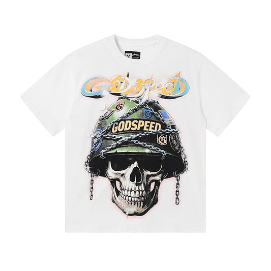 Godspeed Out of Many Skull Graphic T-Shirt — hero
