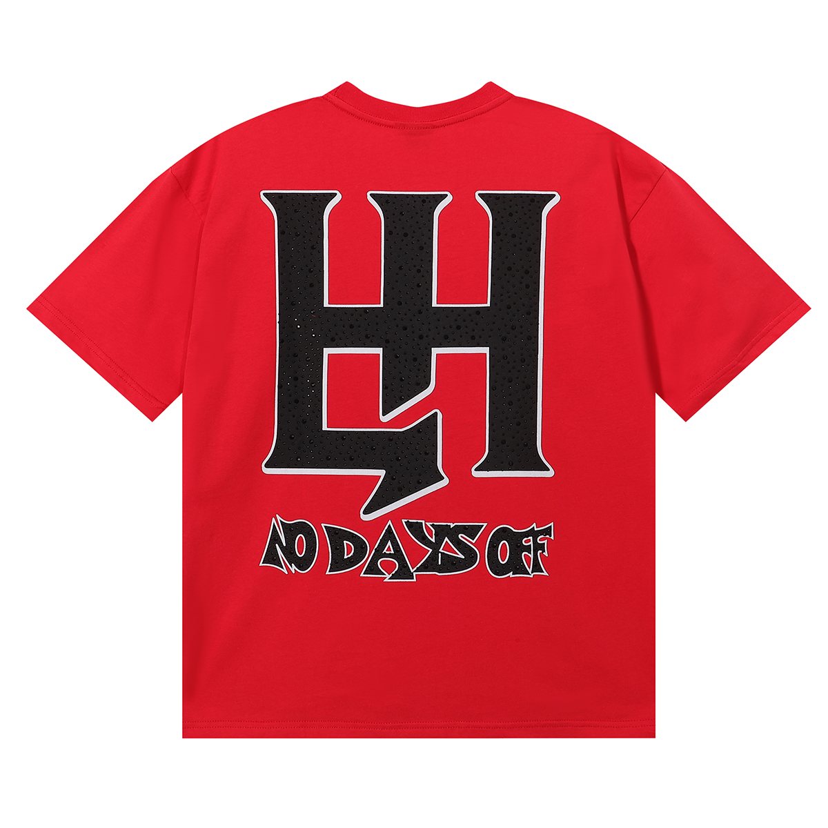 Life Hustlere No Days Off Astronaut Graphic T-Shirt — back