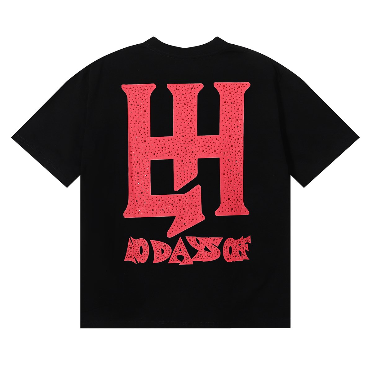 Life Hustlere No Days Off Astronaut Graphic T-Shirt — back