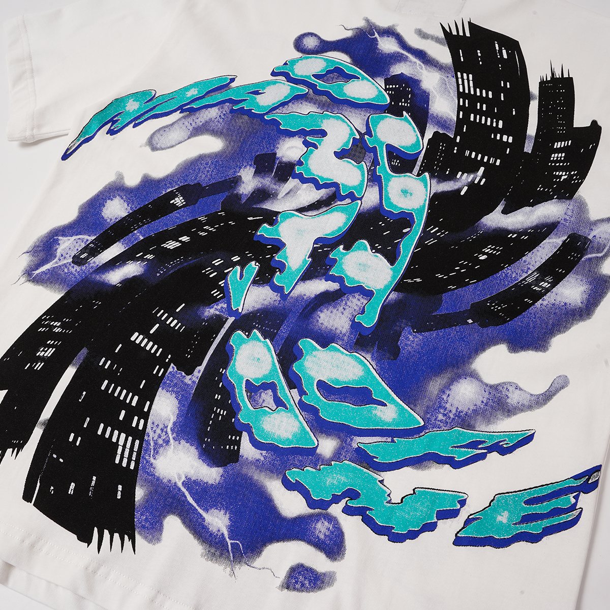 Godspeed Skull Liberty Graphic T-Shirt — detail