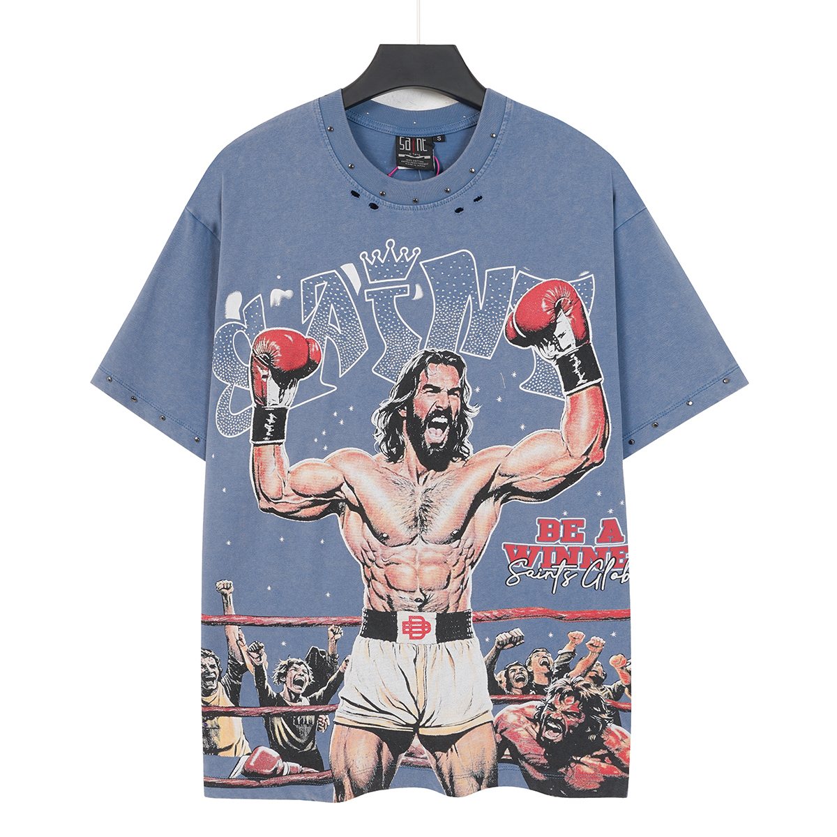 SAINT Boxer Winner Graphic T-Shirt — front