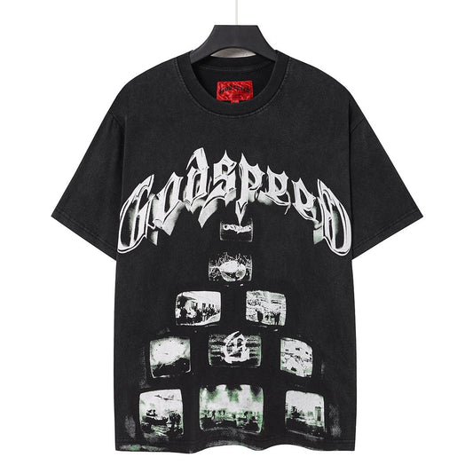 Godspeed Rock Graphic Washed T-Shirt — hero