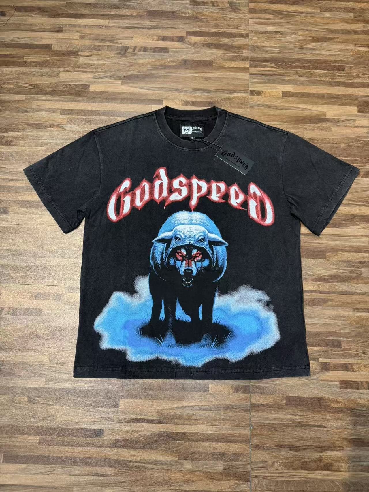 Godspeed Out of Many One Graphic T-Shirt — front
