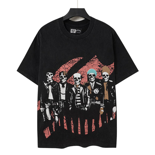 Godspeed Skeleton Band Graphic T-Shirt — hero