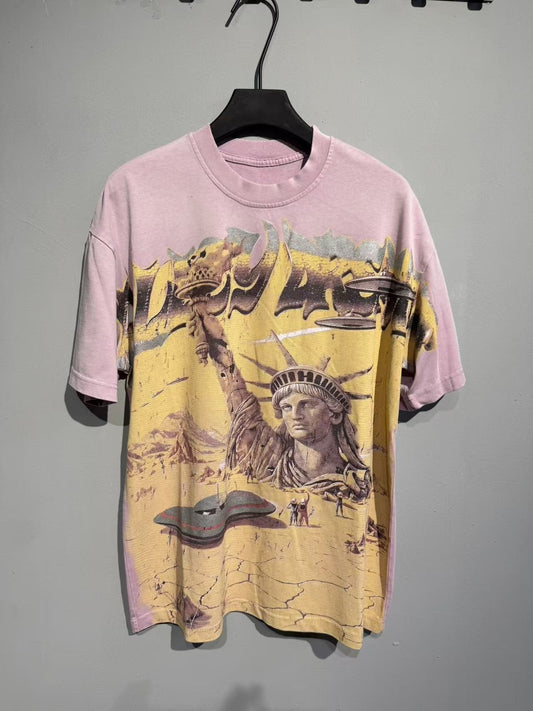 VALLEY Statue of Liberty Desert Graphic T-Shirt — front