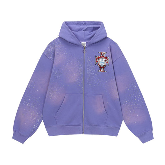 VALLEY Dreams Rhinestone Zip Hoodie — hero