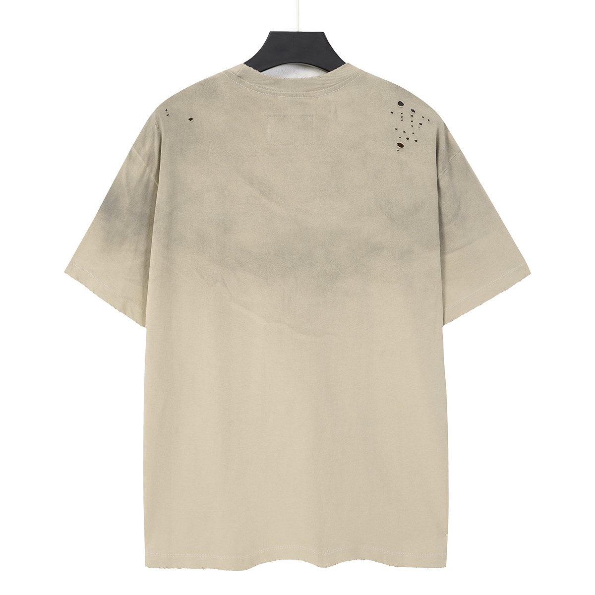 Godspeed Distressed Rhinestone Short-Sleeve Graphic T-Shirt — back