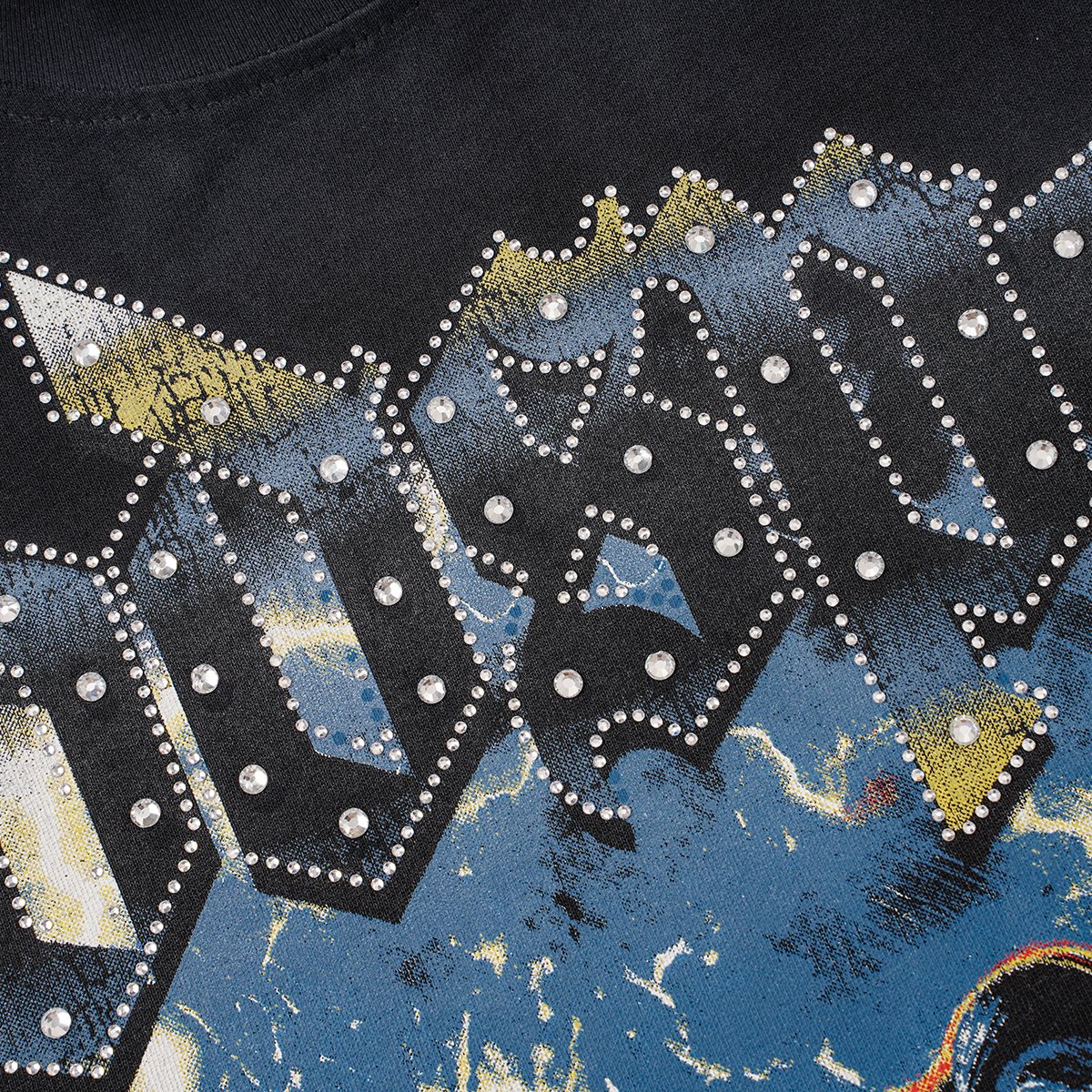 Godspeed Cyclist Graphic Distressed T-Shirt — detail