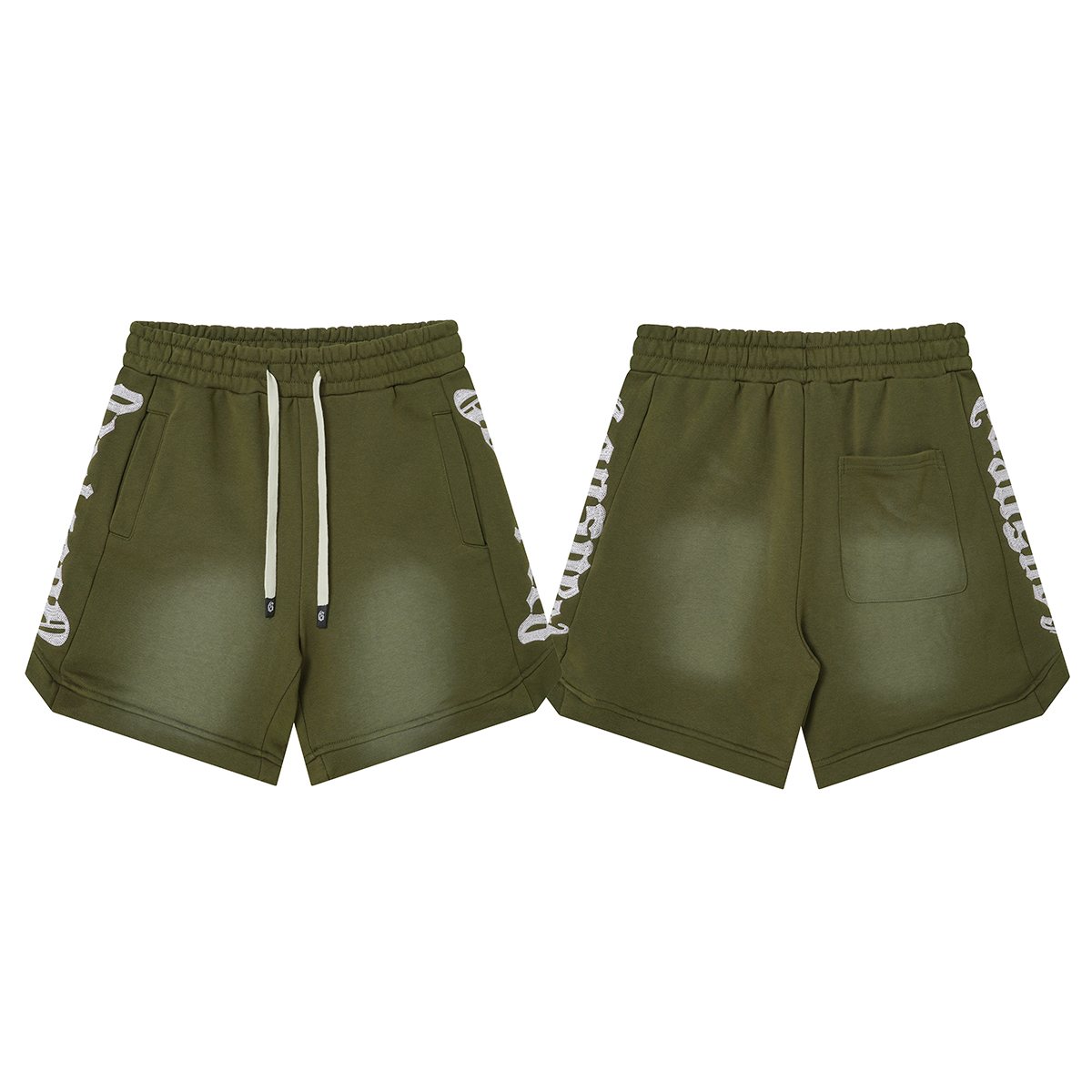Godspeed Washed Drawstring Shorts — front