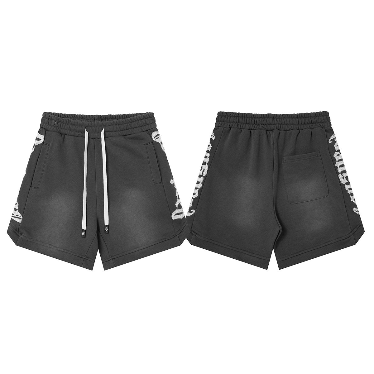 Godspeed Washed Drawstring Shorts — front