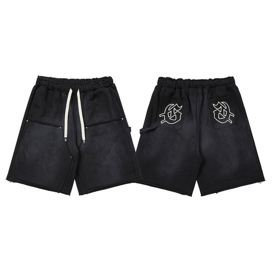 Godspeed Washed Graphic Sweat Shorts — hero