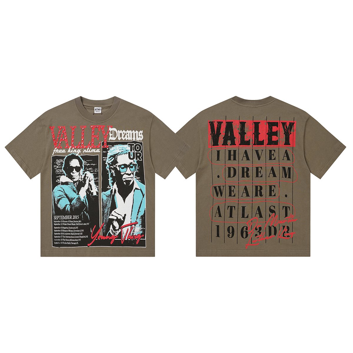 VALLEY Dreams Tour Rhinestone Graphic T-Shirt — front