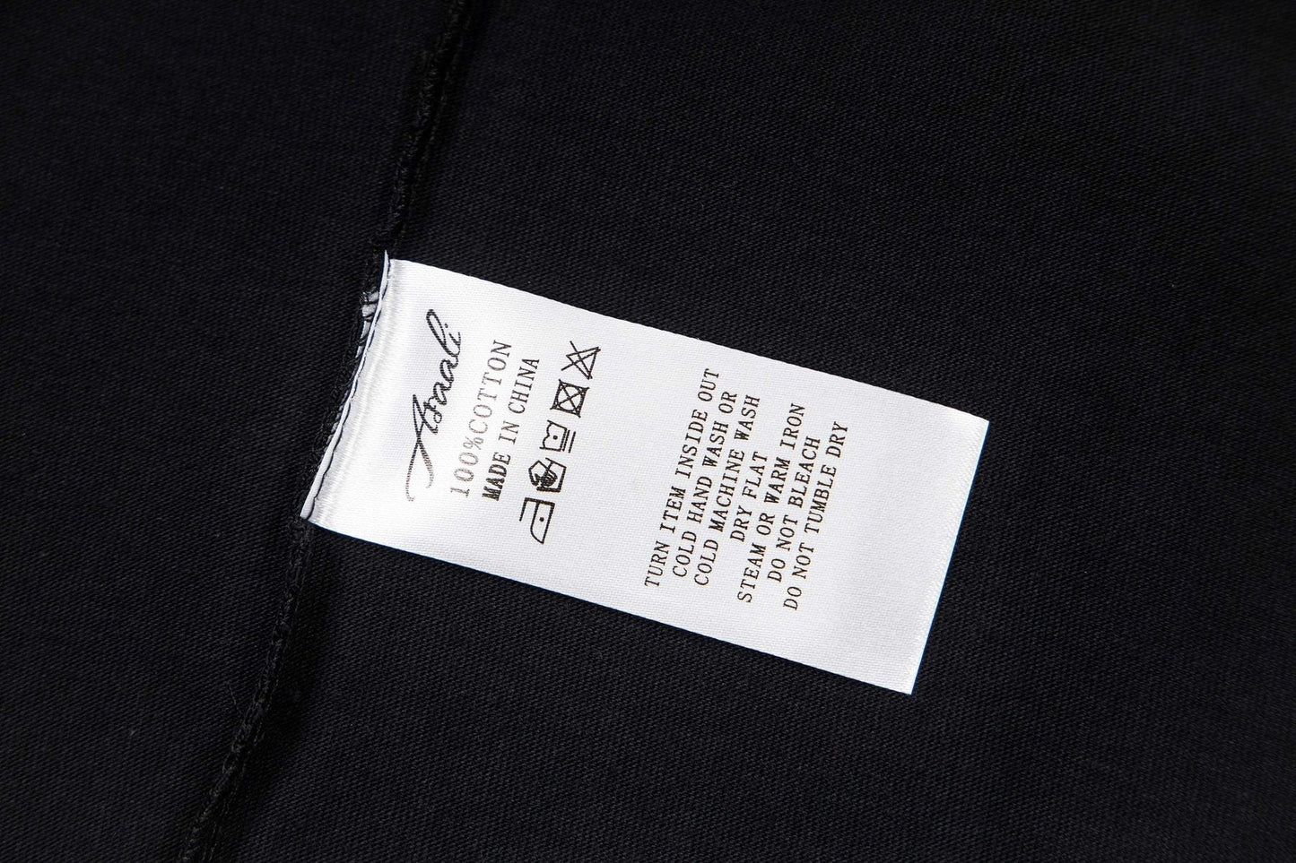 ASAALL Angel Banner Graphic Short-Sleeve T-Shirt — neck_label