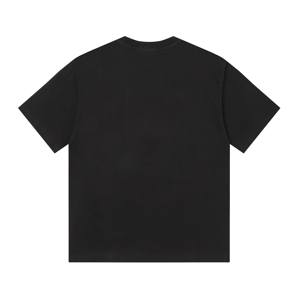 SAINT Black Graphic Short-Sleeve T-Shirt — back