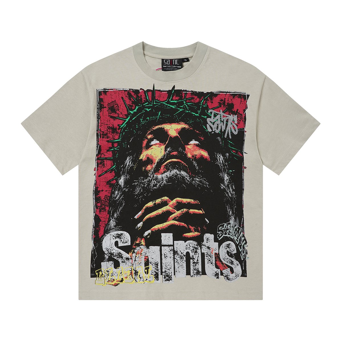 SAINT Portrait Graphic T-Shirt — front