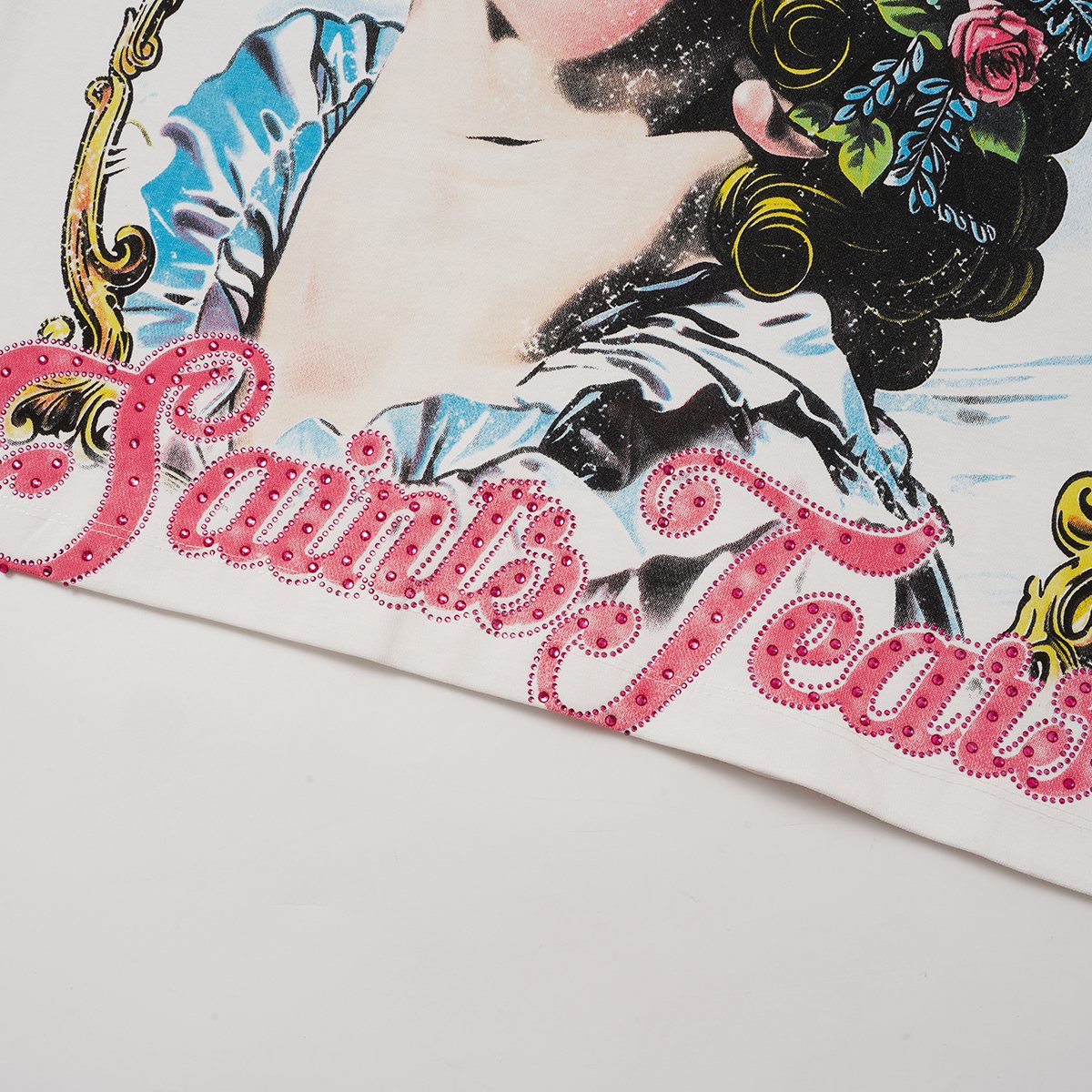 SAINT Portrait & Cross Graphic Short-Sleeve T-Shirt — detail