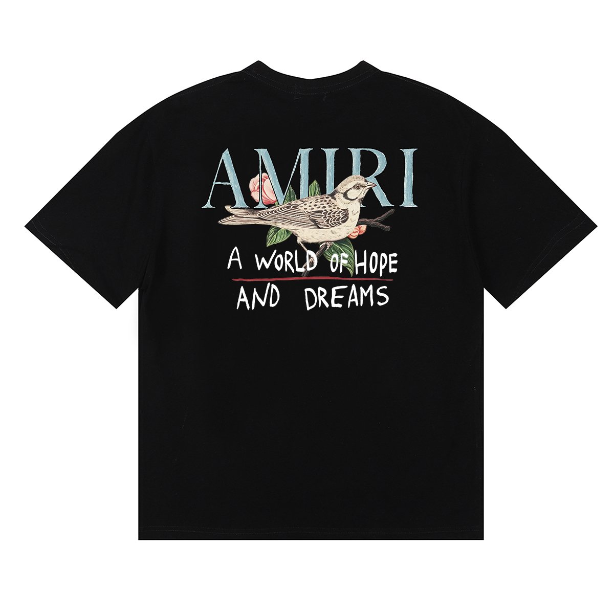 AMIRI Hope and Dreams Bird Graphic T-Shirt — back