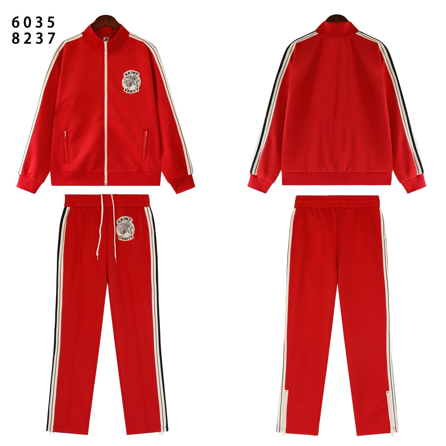 SAINT Side-Stripe Tracksuit Matching Set — front
