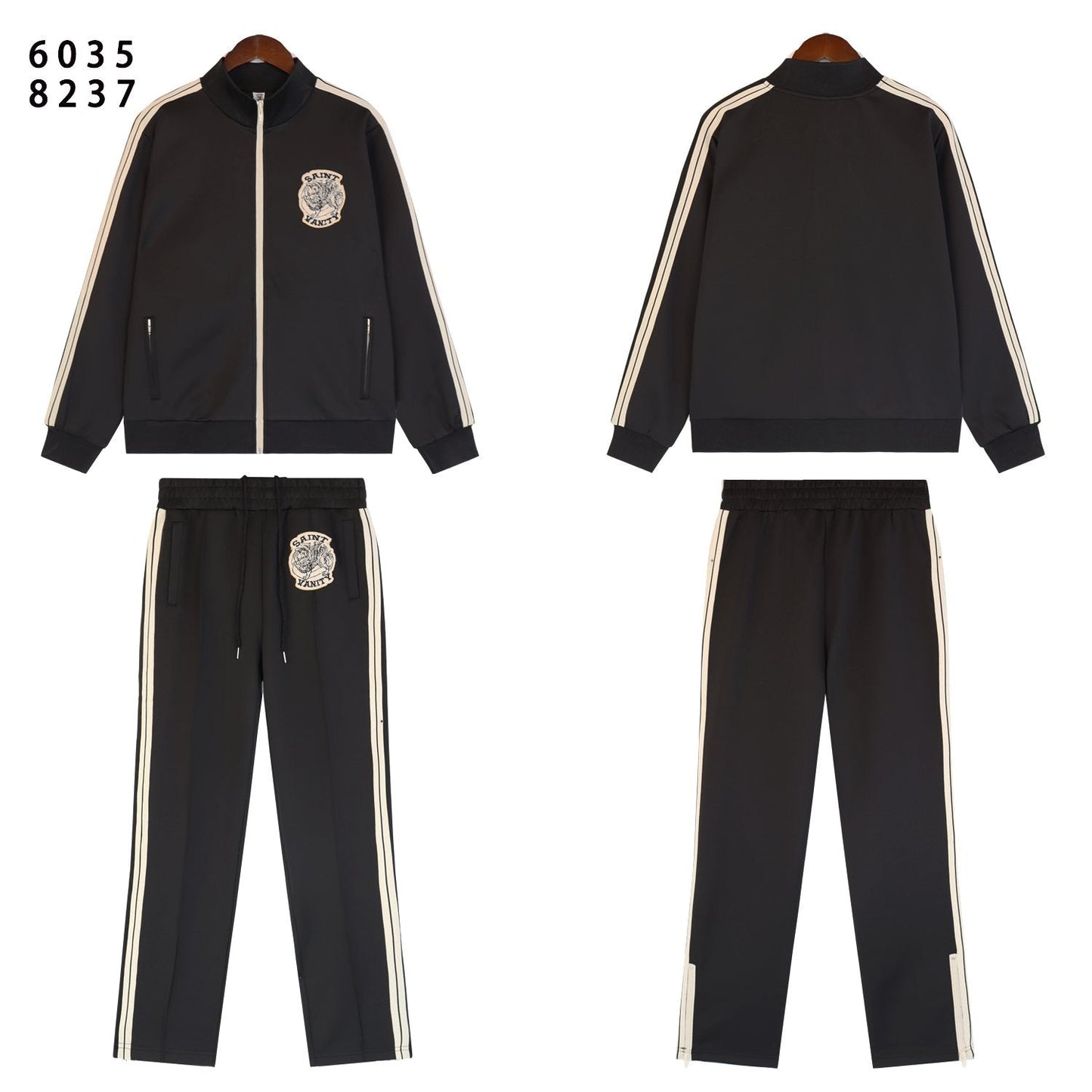 SAINT Side-Stripe Tracksuit Matching Set — front