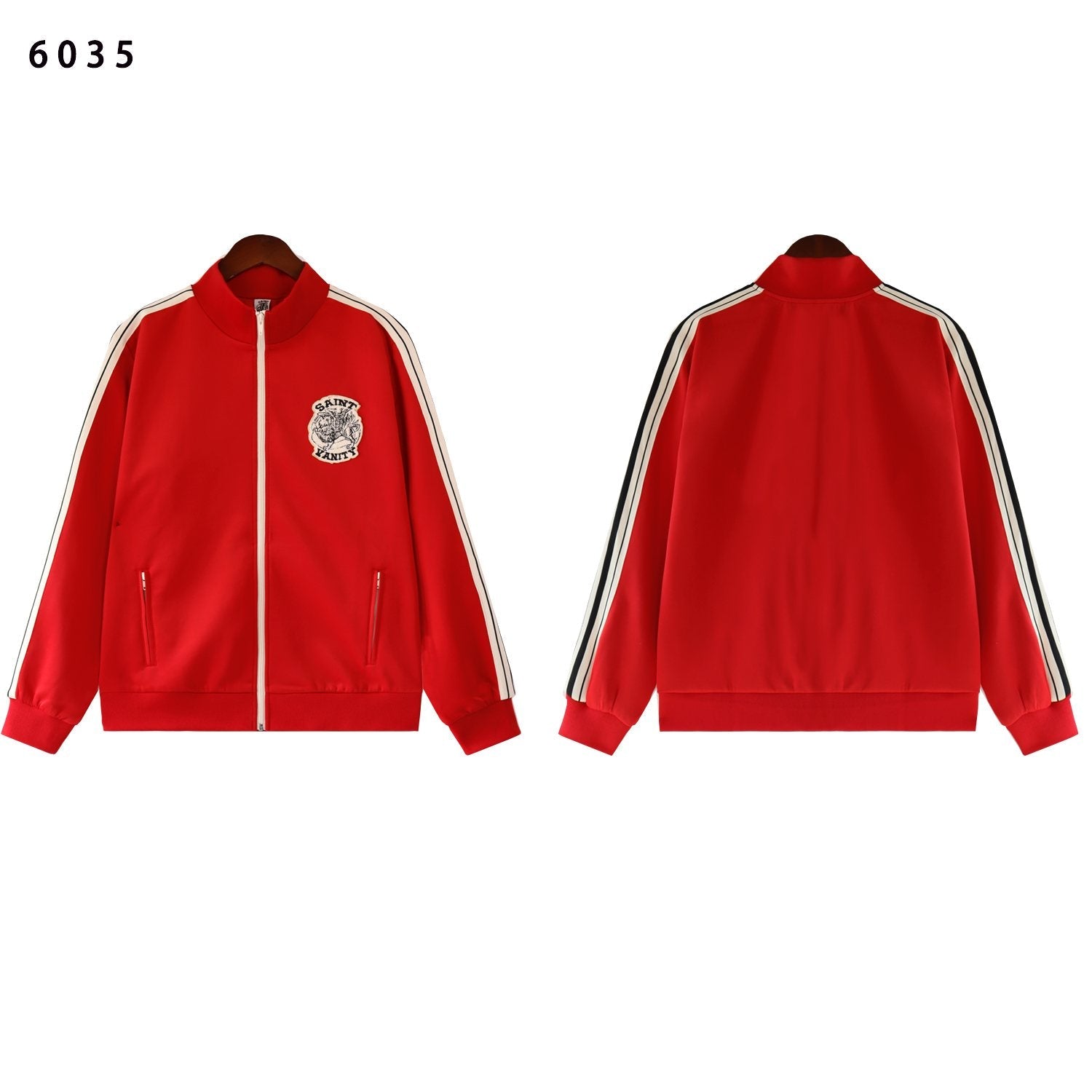 SAINT Side-Stripe Tracksuit Matching Set — front